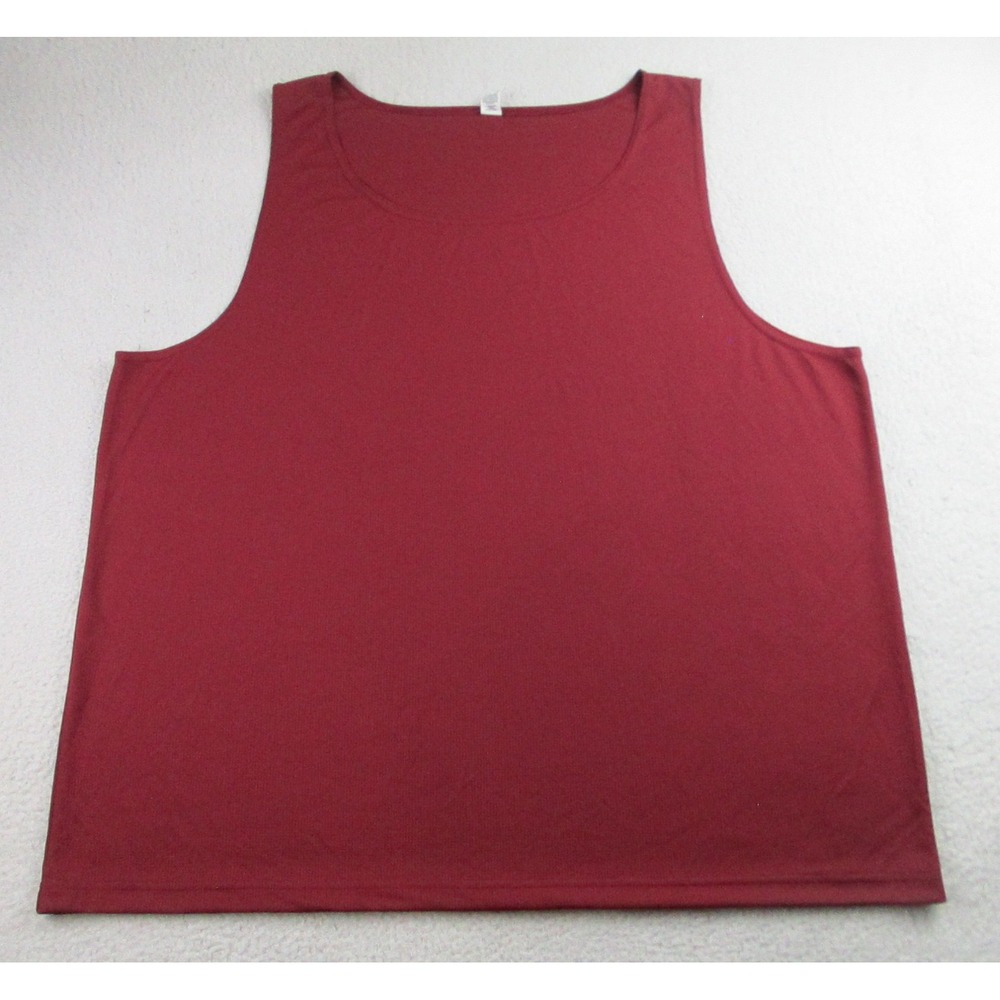Alo Tank Top Mens 3XL Red Sleeveless Athletic Workout Gym Performance‎ USA
